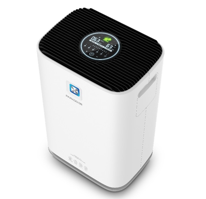 Bluetooth Smart Dehumidifier TFT LCD PM2.5 Δείκτης ποιότητας αέρα HEPA H11 Carbon Anion WiFi